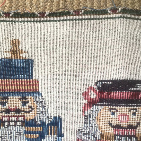 Tapestry Fabric.Christmas/Nutcracker Theme. 17x13 - Picture 5 of 6